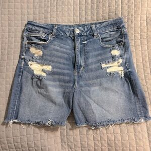 American Eagle Distressed Jean Shorts